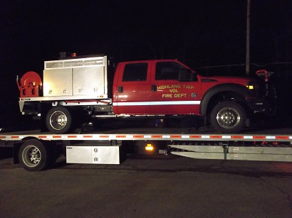 Fire Truck   PA 1 truck transport photo