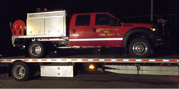 Fire Truck   PA 2 truck transport photo