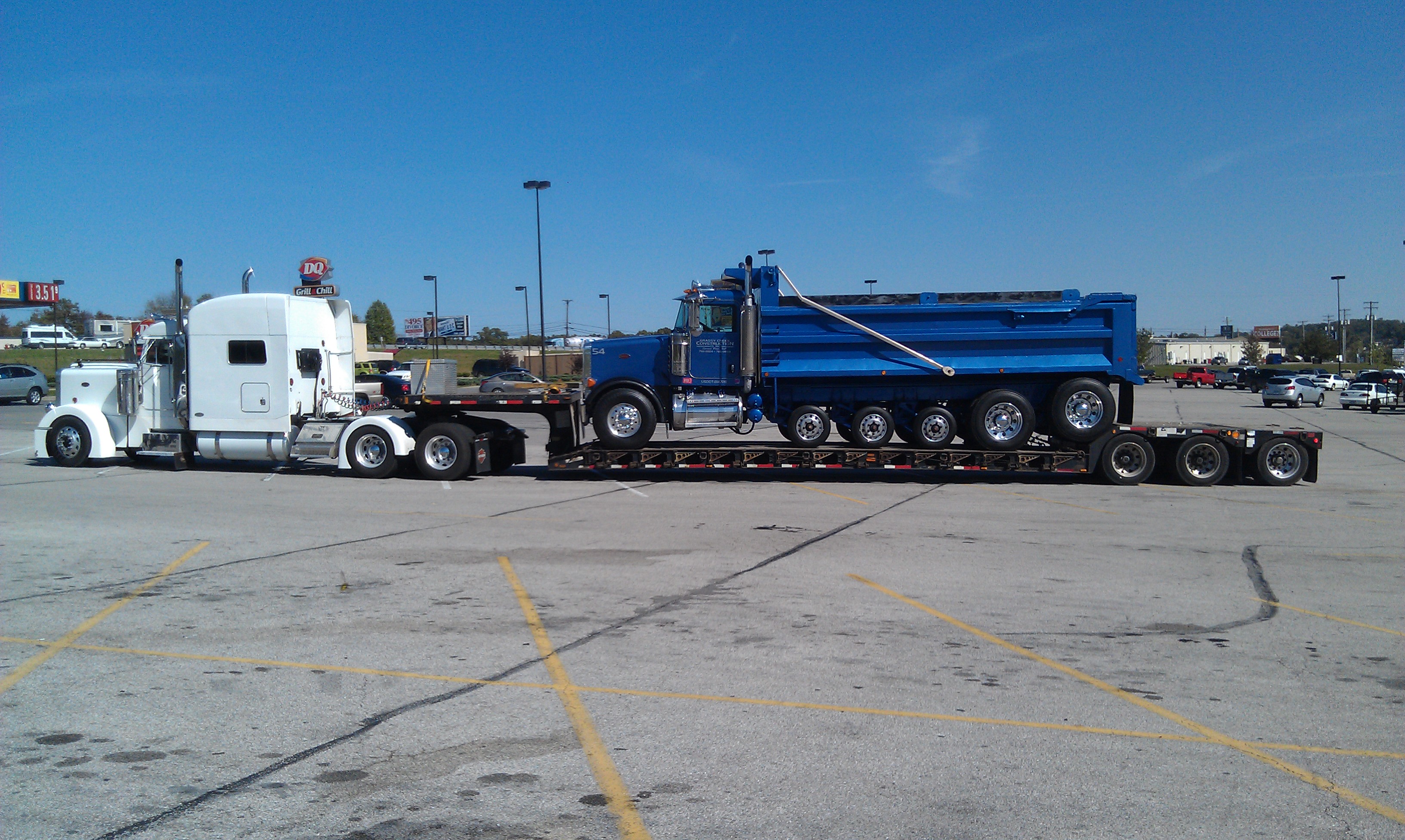 dump truck B truck transport photo