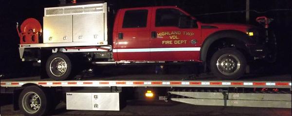 Fire Truck   PA 2 truck transport photo